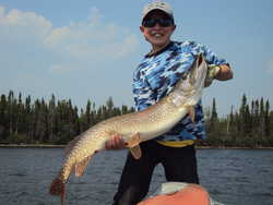 J. Kaiser and his outpost Trophy Pike.