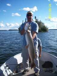 Trophy pike in August