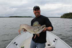 Another Master angler pike at Waskaiowaka lake