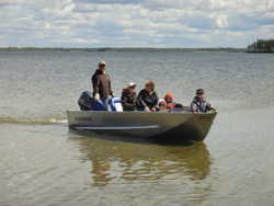 Bringing the family to a shore lunch