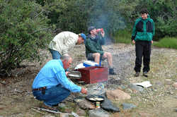 Hungry Saalfeld's doing shore lunch