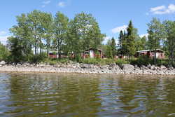 Cabin #1 &2 from the lake