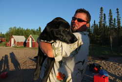 Guide Jerry and his buddy Spot.