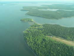 Lodge from above 