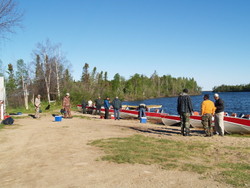 Getting ready to go fishing at 8:00am