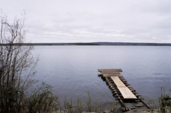 Two 48" pike caught off this dock at Campbell Outpost in 2006.