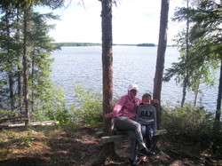 Colette & Zachary enjoying the day! 